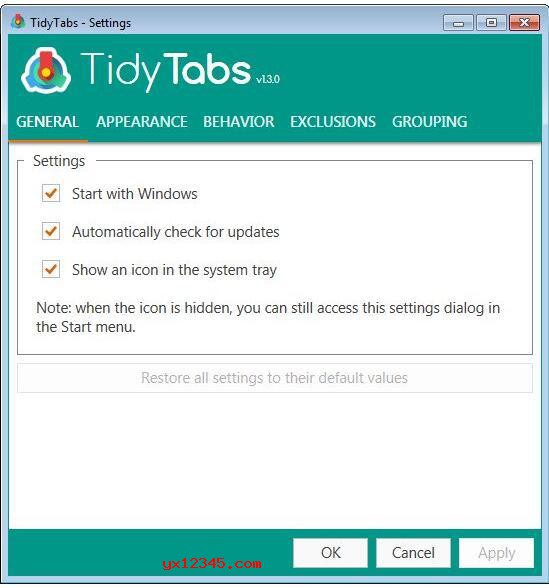 TidyTabs截图
