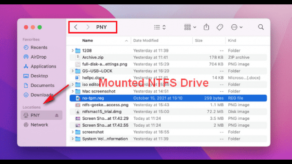 NTFS Geeker Mac截图