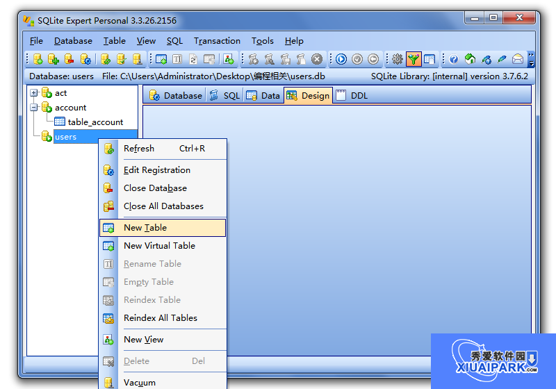 SQLite可视化管理工具(SQLite Expert Pro)截图