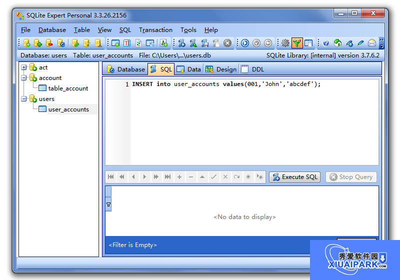 SQLite可视化管理工具(SQLite Expert Pro)截图
