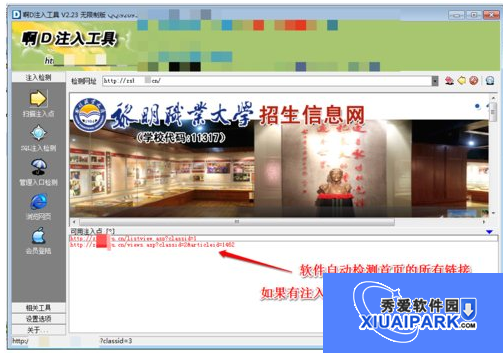 啊D注入工具截图