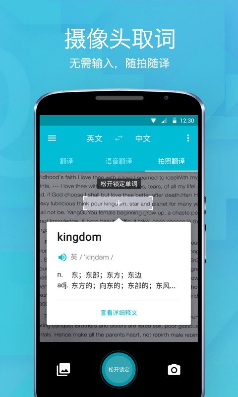 谷歌翻译截图